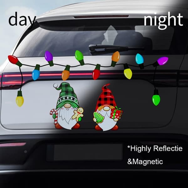 20 st reflekterande magneter för julbilar