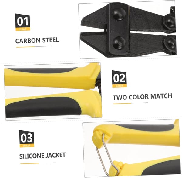 Boltsaks Tung Mini Skæreværktøj til at klippe kæde og tråd Ergonomisk design Kulstofstålmateriale