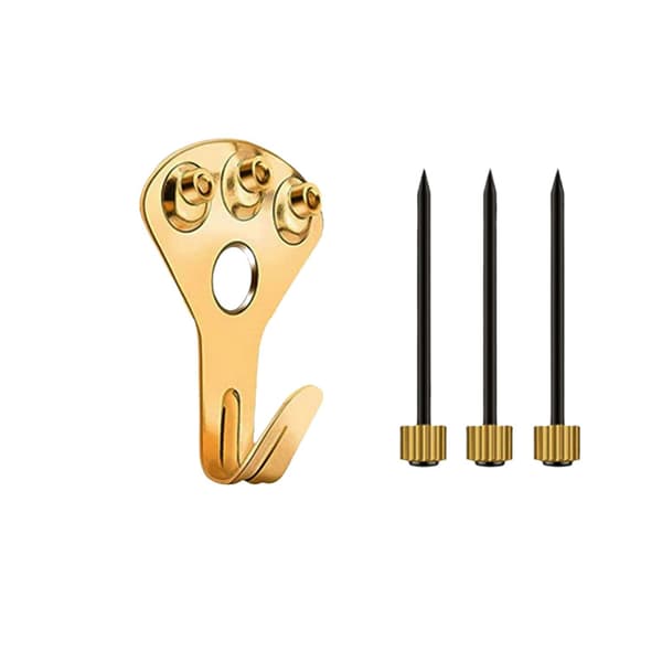 10 kpl 75 lb Metalliset valokuvakehyksen koukut naulasetti