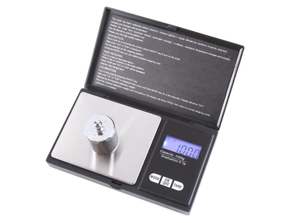 Portable Digital Kitchen Scale 200g x 0.01g, Mini Jewelry Scale with LCD, Stainless Steel Platform