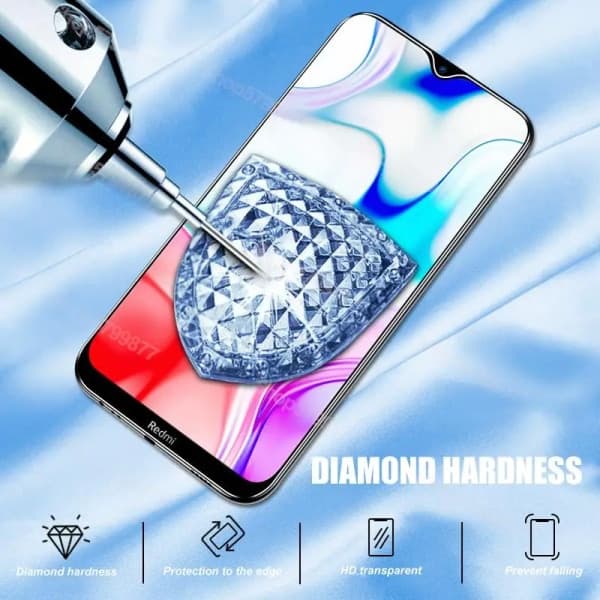 9D Anti-Burst Härdat Glas Skärmskydd för Xiaomi Redmi 10 5G
