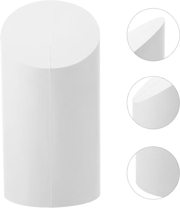 Sketch Geometric Model Sculpture Ornament Light Plaster Material White Geometric