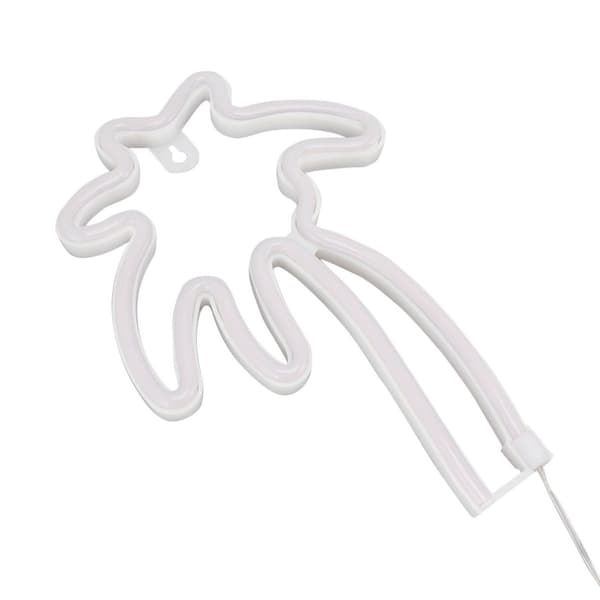 LED Neonlampa Kokosnötsträd Väggdekorationslampa USB-driven KLB