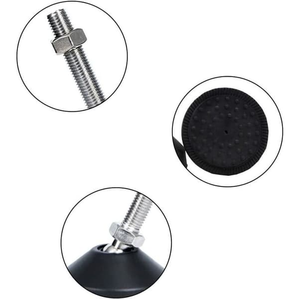 Adjustable foot M8 x 50, M adjustable screws, adjustable M legs