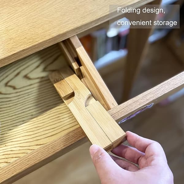 Lawen Creative / Set of 2 Extra Thick (1.6cm) Folding Bamboo Trivets, for Heavy Pots and Pans.