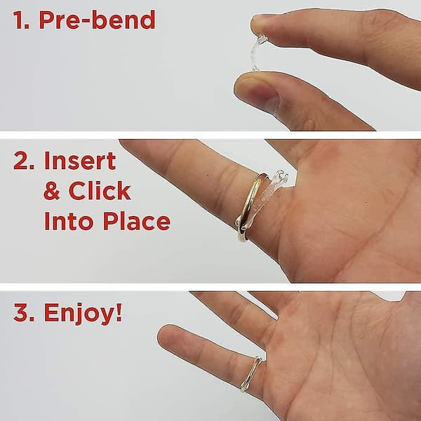 Invisible Ring Size Adjuster, Suitable For Loose Rings (Multiple Sizes Of 6 Pieces) (FMY)