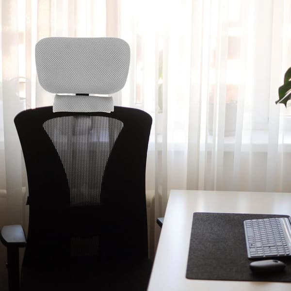 Office Chair Headrest Thickened Headrest Pillow, Adjustable Clampable Headrest Pillow
