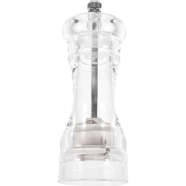 Manual Pepper Grinder Refillable Mill Kitchen Utensil 11.5x5cm Transparent Grinding 1 Piece