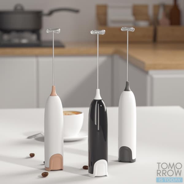 Elektrisk melkeskummer - for perfekt skum (hvit) Hvit White