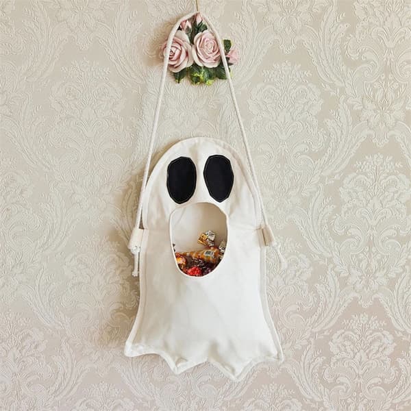Halloween Ghost Bag for Children's Candy Storage