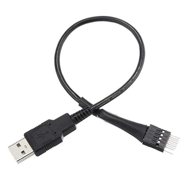 9-pin han til ekstern USB A han PC Bundkort Intern Dataforlængerkabel 20cm