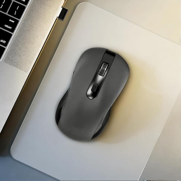 Desktop Mouse Pad Large Smooth Glass Mat Non-Slip for Home Office and Gaming Setup
