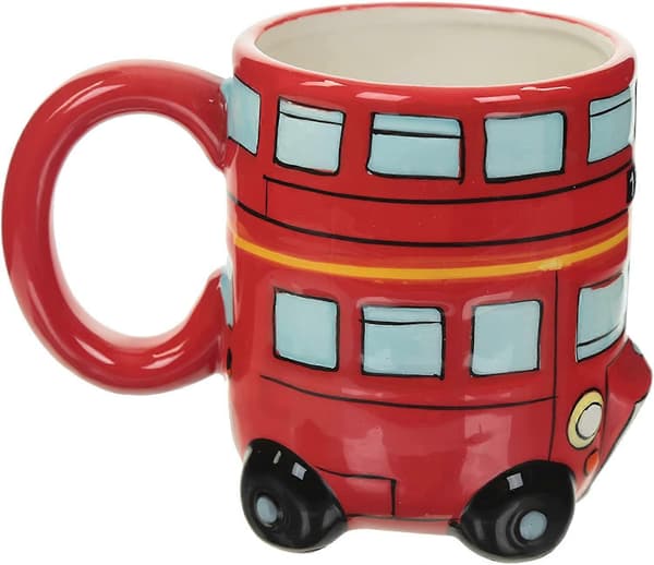 Puckator London Red Routemaster Bus Ceramic Shaped Mug, Tea Coffee Hot Drinks, Decorative Gift Box, Height 10cm Width 13.5cm Depth 8.5cm