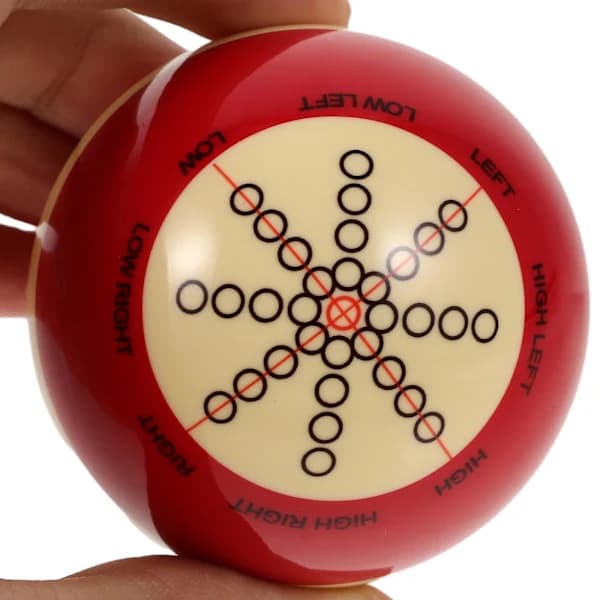Resin Ball with Dot Pattern - Resin Training Ball for Billiards - Training Tool for Billiard Table - Gift