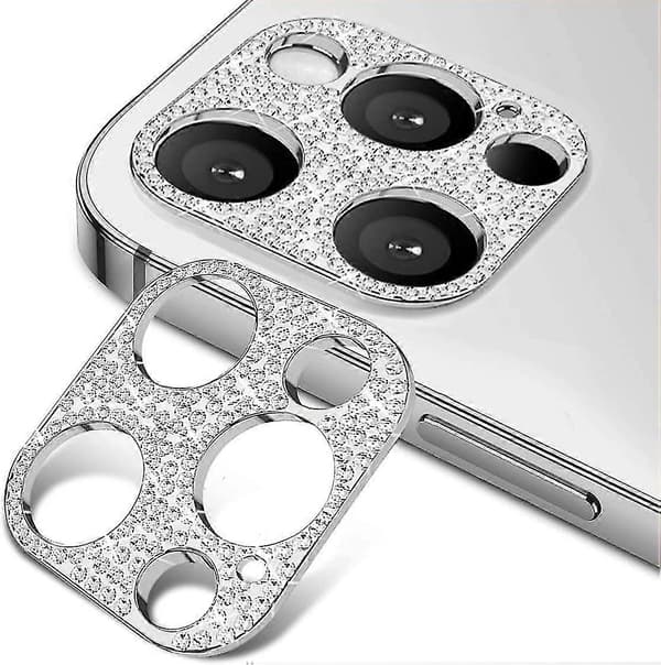 Diamantglitter Kameralinsskydd Kompatibelt med iPhone 13 Pro/iPhone 13 Pro Max