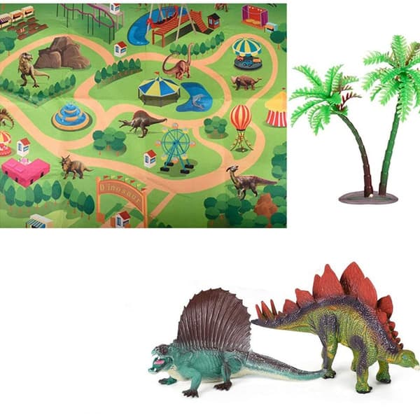 Wenosda dinosauruslelu leikkimatolla, dinosauruslelupakkaus Dino Spi KLB