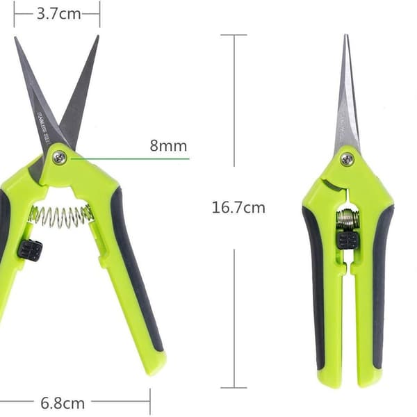 Bonsai Hand Gardening Pruner, High Precision Secateurs with Stainless Blade