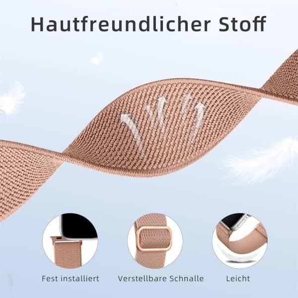 4-pack armband kompatibla med Apple Watch 41mm 38mm 40mm Dam