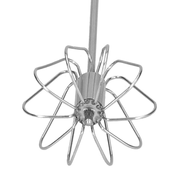 Stainless Steel Egg Whisk, Semi-Automatic Hand Mixer, 14 Inch, Small Egg Beater for Kitchen