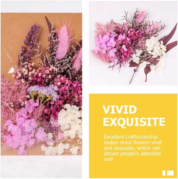 1 pose tørrede blomster DIY tørrede blomster lysfremstilling håndværk harpiksforme DIY boligindretning