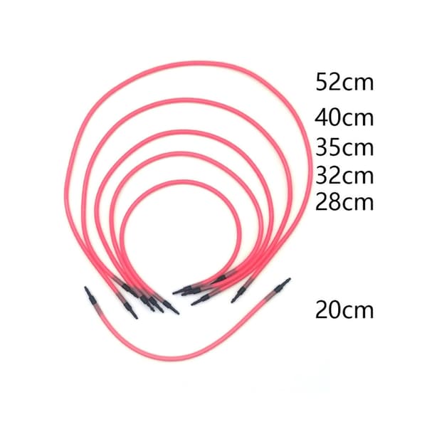10 Pairs of Interchangeable ABS Circular Knitting Needles, with Storage Box, Sizes 3.75mm-10mm