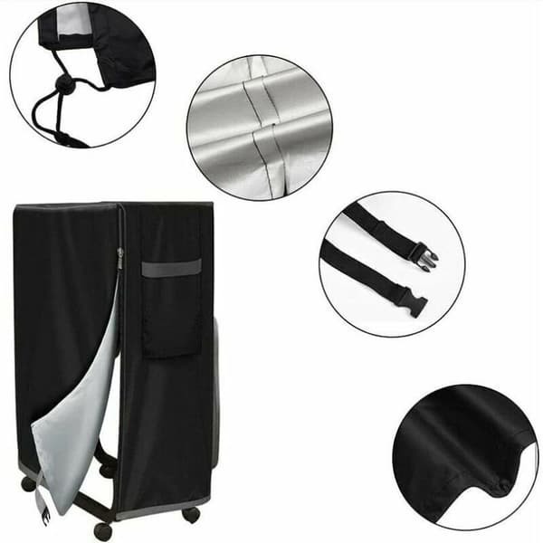 Adjustable, Waterproof, Dustproof Storage Cover for Folding Bed; Multifunctional Folding Bed Cover, 99x38x114cm