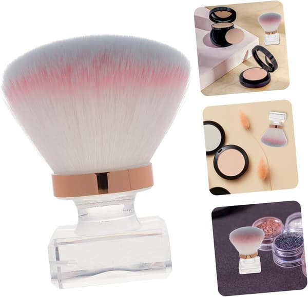 Blush Brush Small Mushroom Head Makeup Powder Brush Women's Makeup Tool for Precise Blending and Highlighting
