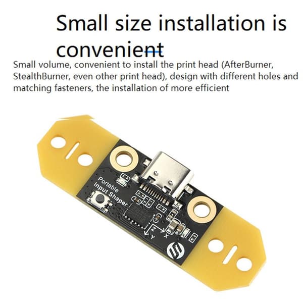 Portable Input Shaper with Upgraded RP2040 3D Printer Parts Supporting Klipper for Trident Voron 2.4 0.1 Accelerometer