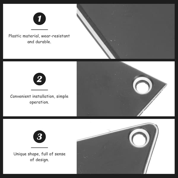 Truss Rod Cover för elgitarrhalsjustering gitarr och 4 st