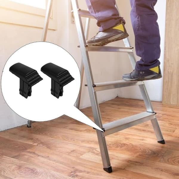 Replacement Lock for Extendable Telescopic Ladder - 4 Pieces Replacement Accessories for Lifting Ladder with Universal Switch for Safe and