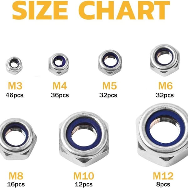 182 stk gjengeinnsatser M3 M4 M5 M6 M8 M10 M12 pressmutter innvendig gjenge KLB