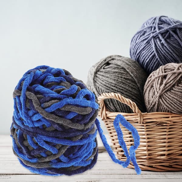 6 Rolls Thick Crochet Yarn Acrylic Knitting Thread for Sweaters Scarves Hats