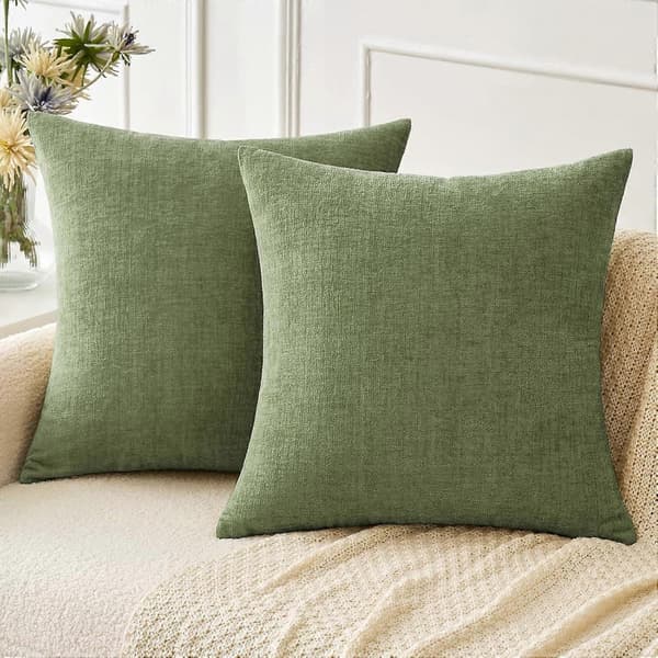 2 kpl Kuddfodral Soffa Kevät Pehmeä Salvia