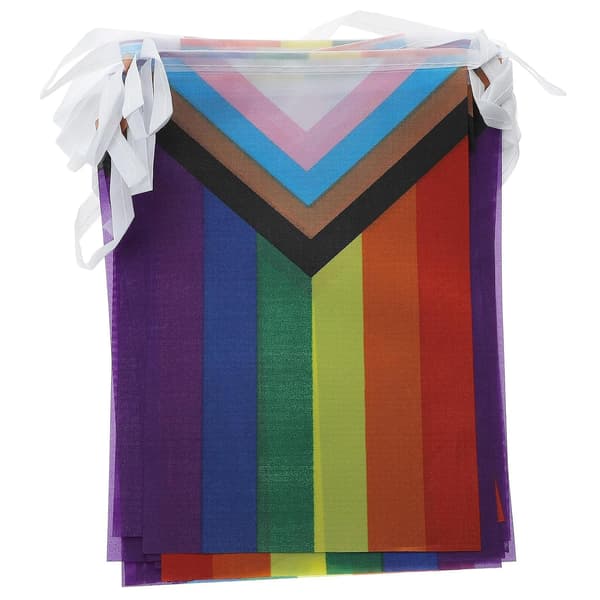Pride Banner String Flag Fargerik Polyester Delikat Klassisk Design Lett Vekt Ikke Lett å Deformere Lett å Henge