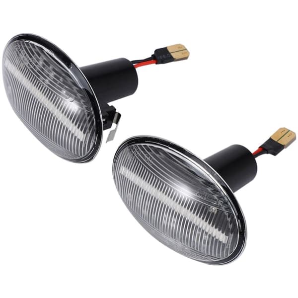 Bil LED Sideblinklys Blinkerlys Flash for R55 R56 R57 R58 R59 -R56--Sm Hvit
