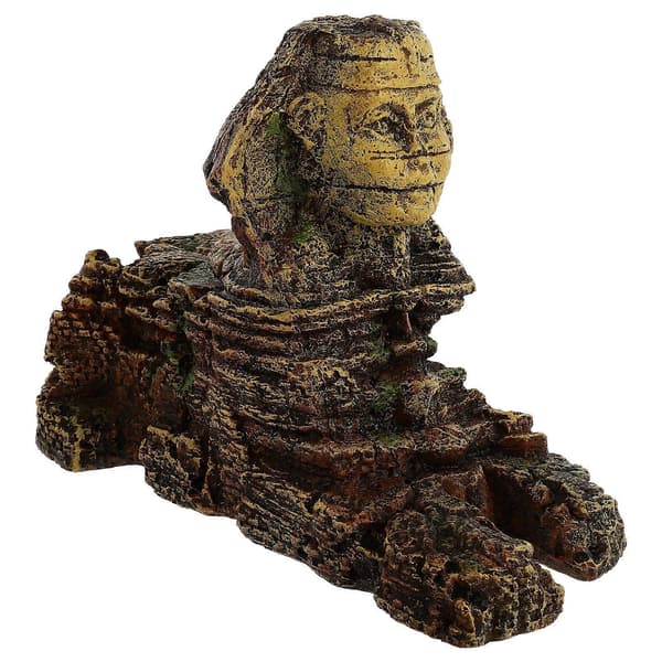 Aquarium Sphinx Statue Aquarium Decoration for Landscaping 1 pc