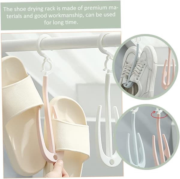 Shoe Rack Storage Hanger 10-pack Multifunctional Drying Rack for Shoes Headphones Ties Lightweight