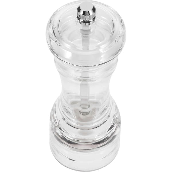 Manual Pepper Grinder Refillable Mill Kitchen Utensil 11.5x5cm Transparent Grinding 1 Piece