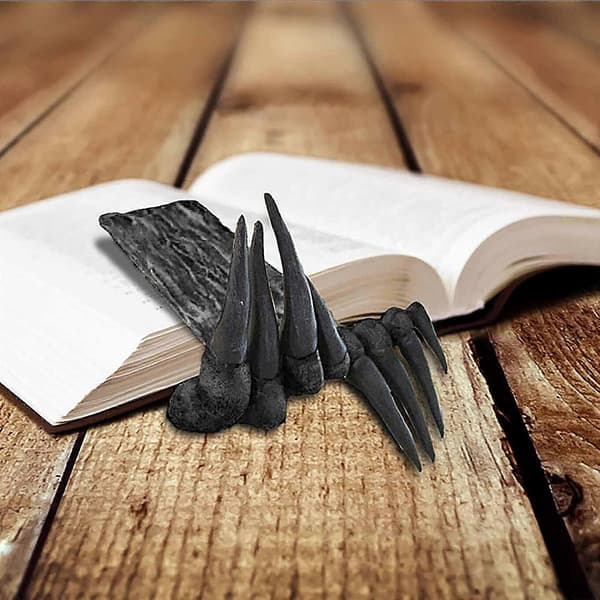 Halloween Decorations Trendy Devil's Hand Resin Bookmark Thriller Halloween Gift