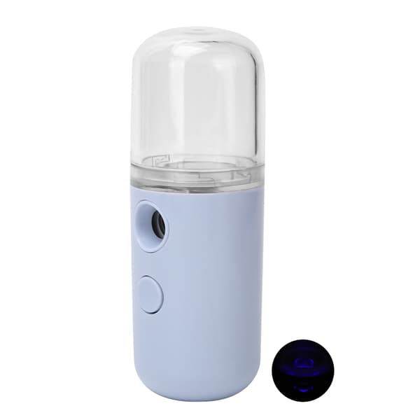 Handheld Facial Mist Sprayer Rechargeable Moisturizing Face Humidifier Sprayer Light Purple
