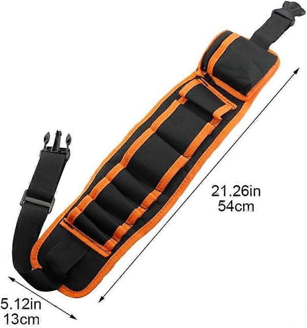 Canvas Tool Bag, Electrician, Waterproof Tool Bag, Belt Bag for Garden Tools and Home Improvement Tools