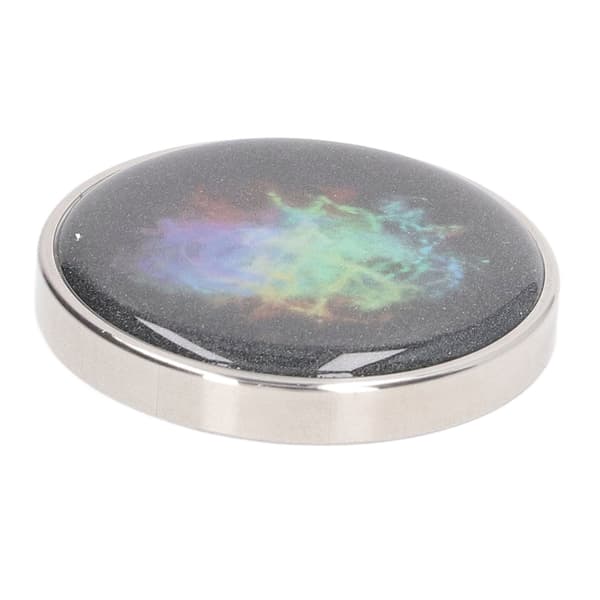 Rotating Desk Toy Colorful Pattern Stainless Steel Stress Relief Decompression Gyroscope #1