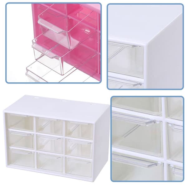 With removable mini drawer for your desk in white