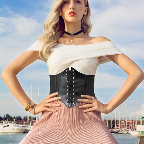 Elegant Korset til Kvinder - Taljekorset til Piratkostumer og Cosplay