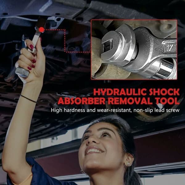 1 pc Hydraulic Shock Absorber Removal Tool, Swing Arm Suspension Separator, Spherical Head with Claws, Tool