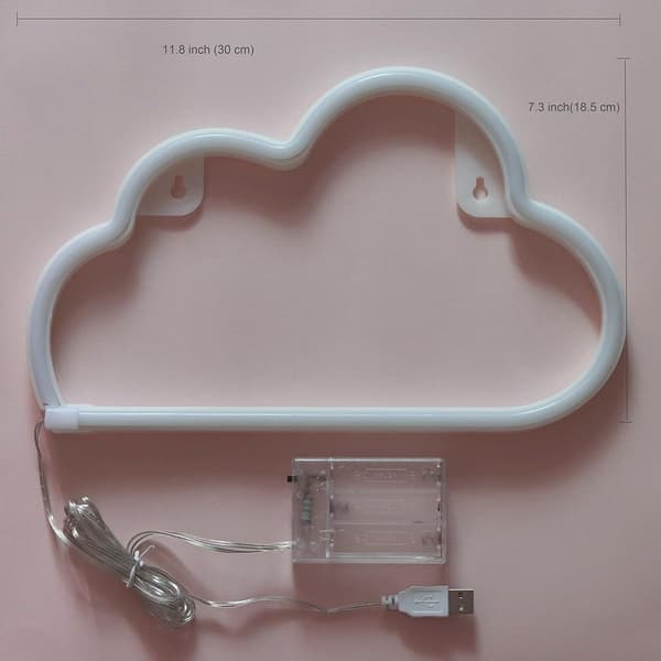 LED Neon Signs Cloud Wall Decorative Night Light for KLB