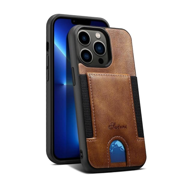 Slim Card Case Designed for iPhone 12 mini - Wallet Case with Card Slots - Protective/Scratch-Resistant - Compatible with Apple iPhone