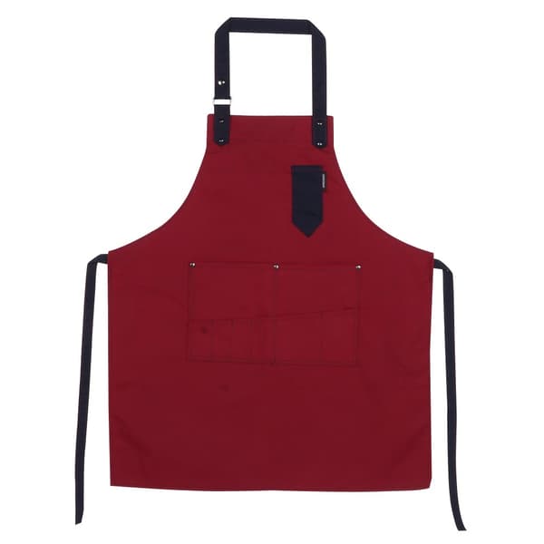 Trendy Cotton Apron for Cooking with Pocket for Home Kitchen, Cleaning, Cafe