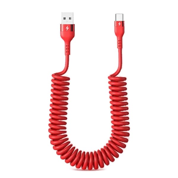 66W USB C-kabel 5A Hurtigladekabel USB A til USB C Mobiltelefonladeledning Flokefri USB C-kabeltilbehør