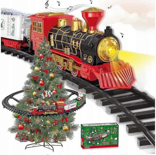 Christmas Tree Train Christmas Decoration Christmas Train That Rides on the Christmas Tree